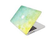 Yellow Turquiose Flower Fade Skin 13 Inch Apple MacBook With Retina Display Complete Coverage Top Bottom Inside Decal Sticker