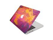 Roughly Painted Canvas In Pink and Orange Skin 13 Inch Apple MacBook Pro without Retina Display Top Lid Only Decal Sticker