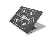 Strongman Work Hard Skin for the 11 Inch Apple MacBook Air Top Lid Only Decal Sticker