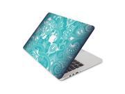 Hentai Paisley over Aqua Sea Skin 13 Inch Apple MacBook Pro without Retina Display Top Lid and Bottom Decal Sticker