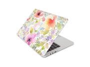 Impressionist Floral Design Skin 15 Inch Apple MacBook Without Retina Display Complete Coverage Top Bottom Inside Decal Sticker