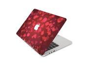 Red Confetti Speckles over Snowflakes Skin 15 Inch Apple MacBook Pro Without Retina Display Top Lid Only Decal Sticker