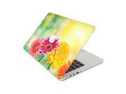 Multicolored Gerber Daisies Skin 15 Inch Apple MacBook Pro With Retina Display Top Lid and Bottom Decal Sticker