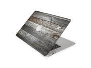 Alternating Wood Pallet Skin 11 Inch Apple MacBook Air Complete Coverage Top Bottom Inside Decal Sticker