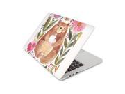 Bear and Honeybee Floral Pattern Skin 13 Inch Apple MacBook Pro With Retina Display Top Lid Only Decal Sticker