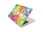 Rainbow Focused Glitter Skin 13 Inch Apple MacBook Pro without Retina Display Top Lid and Bottom Decal Sticker