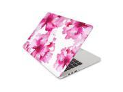 Hot Pink Water Color Carnation Skin 13 Inch Apple MacBook Without Retina Display Complete Coverage Top Bottom Inside Decal Sticker