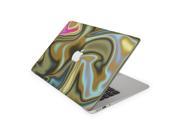 Neon Swirling Metal Skin 11 Inch Apple MacBook Air Complete Coverage Top Bottom Inside Decal Sticker