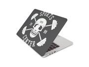 Skull Sports Center Skin 15 Inch Apple MacBook With Retina Display Complete Coverage Top Bottom Inside Decal Sticker