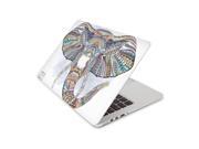Multicolored Aztec Elephant Face Skin 15 Inch Apple MacBook Pro Without Retina Display Top Lid and Bottom Decal Sticker
