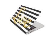 Black and White Live Skin 13 Inch Apple MacBook Pro With Retina Display Top Lid and Bottom Decal Sticker