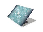 Hentai Paisley over Aqua Sea Skin for the 13 Inch Apple MacBook Air Top Lid Only Decal Sticker