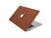 Red Wood Stain Skin 12 Inch Apple MacBook Complete Coverage Top Bottom Inside Decal Sticker