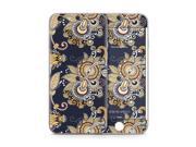Gold and Navy Blue Floral Design Skin for the Apple iPhone 6 Plus