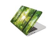 Dense Green Forest Bursting With Light Skin 15 Inch Apple MacBook Pro With Retina Display Top Lid and Bottom Decal Sticker