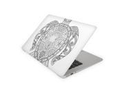 Black and White Aztec Turtle Skin for the 12 Inch Apple MacBook Top Lid Only Decal Sticker