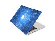 Deep Sea Blue Frozen Snowflake Skin 13 Inch Apple MacBook Pro With Retina Display Top Lid and Bottom Decal Sticker