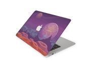 Mars Craters in Purple Solar System Skin 13 Inch Apple MacBook Air Complete Coverage Top Bottom Inside Decal Sticker