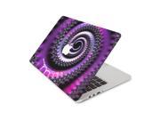 Purple Alien Spiral Skin 13 Inch Apple MacBook Pro without Retina Display Top Lid Only Decal Sticker