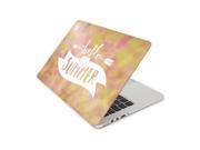 Hello Summer Pansy Pink With Yellow Hue Skin 15 Inch Apple MacBook Without Retina Display Complete Coverage Top Bottom Inside Decal Sticker