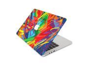 Vivid Multicolored Squiggles Skin 13 Inch Apple MacBook Pro With Retina Display Top Lid and Bottom Decal Sticker