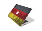 Metal German Flag Skin 13 Inch Apple MacBook Without Retina Display Complete Coverage Top Bottom Inside Decal Sticker