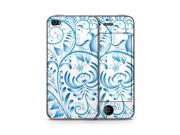 Ocean Blue Popping Floral Pattern With Perched Bird Skin for the Apple iPhone 4S