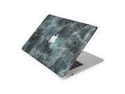 Teal Blue Marble Skin 12 Inch Apple MacBook Complete Coverage Top Bottom Inside Decal Sticker