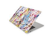 Rainbow Canvas Dripping with Wet Paint Skin for the 11 Inch Apple MacBook Air Top Lid Only Decal Sticker
