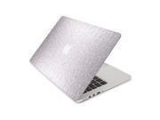 Pearl White Stucco Wall Skin 15 Inch Apple MacBook Pro Without Retina Display Top Lid and Bottom Decal Sticker