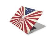 Triangle American Flag Skin for the 11 Inch Apple MacBook Air Top Lid and Bottom Decal Sticker