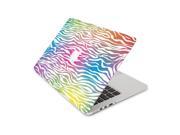 Rainbow Micro Thumbprint Skin 13 Inch Apple MacBook Pro With Retina Display Top Lid and Bottom Decal Sticker