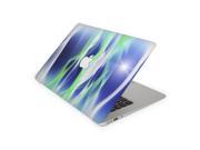 Swaying Green and Blue Ribbon Skin 12 Inch Apple MacBook Complete Coverage Top Bottom Inside Decal Sticker