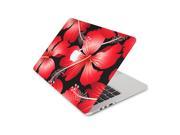 Soft Red Stems Skin 15 Inch Apple MacBook With Retina Display Complete Coverage Top Bottom Inside Decal Sticker