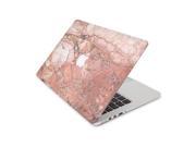 Pale Pink Cracked Concrete Skin 15 Inch Apple MacBook With Retina Display Complete Coverage Top Bottom Inside Decal Sticker