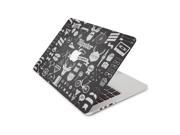 Hipster Style Skin 13 Inch Apple MacBook With Retina Display Complete Coverage Top Bottom Inside Decal Sticker