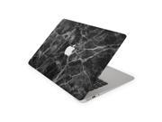 Black Marble Close Up With White Etch Skin for the 13 Inch Apple MacBook Air Top Lid Only Decal Sticker