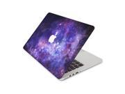 Purple and Blue Galactic Skyburst Skin 13 Inch Apple MacBook With Retina Display Complete Coverage Top Bottom Inside Decal Sticker