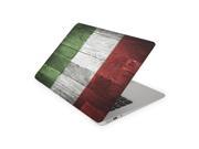 Wooden Mexican Flag Skin for the 12 Inch Apple MacBook Top Lid and Bottom Decal Sticker