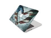 American Flag Heart Hands Skin 15 Inch Apple MacBook With Retina Display Complete Coverage Top Bottom Inside Decal Sticker