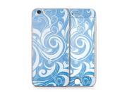 Blue and White Wavy Swirls Skin for the Apple iPhone 6 Plus