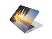 Golden Sunset Paradise Beach Stroll Skin 15 Inch Apple MacBook Pro With Retina Display Top Lid and Bottom Decal Sticker