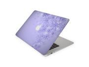 Cloudy Purple Snowflake Trail Skin 13 Inch Apple MacBook Air Complete Coverage Top Bottom Inside Decal Sticker