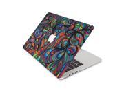 Dr. Seauss Whimsical Peacock Pattern Skin 15 Inch Apple MacBook Pro With Retina Display Top Lid and Bottom Decal Sticker