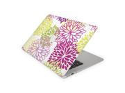 Gentle Flowers over White Skin for the 12 Inch Apple MacBook Top Lid Only Decal Sticker
