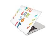 You Can Do It Spring Floral Arrangement Skin 13 Inch Apple MacBook With Retina Display Complete Coverage Top Bottom Inside Decal Sticker