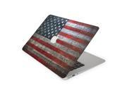 Metal American Flag WIth Bolts Skin for the 11 Inch Apple MacBook Air Top Lid and Bottom Decal Sticker
