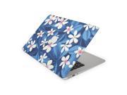 Hawaiian Flower Pattern Skin 11 Inch Apple MacBook Air Complete Coverage Top Bottom Inside Decal Sticker