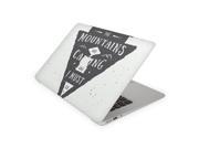 The Mountains Are Calling and I Must Go White Background Skin for the 12 Inch Apple MacBook Top Lid Only Decal Sticker
