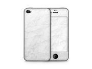 White Marble Scaled With Gray Skin for the Apple iPhone 4S